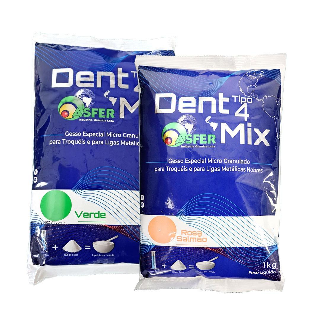 Dent Mix tipo 4 salmão Por Gesso especial